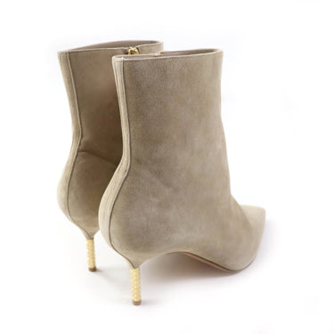LOUIS VUITTON short boots 1A950H Main: Suede beige Ultimate Line Women 38 Used Authentic